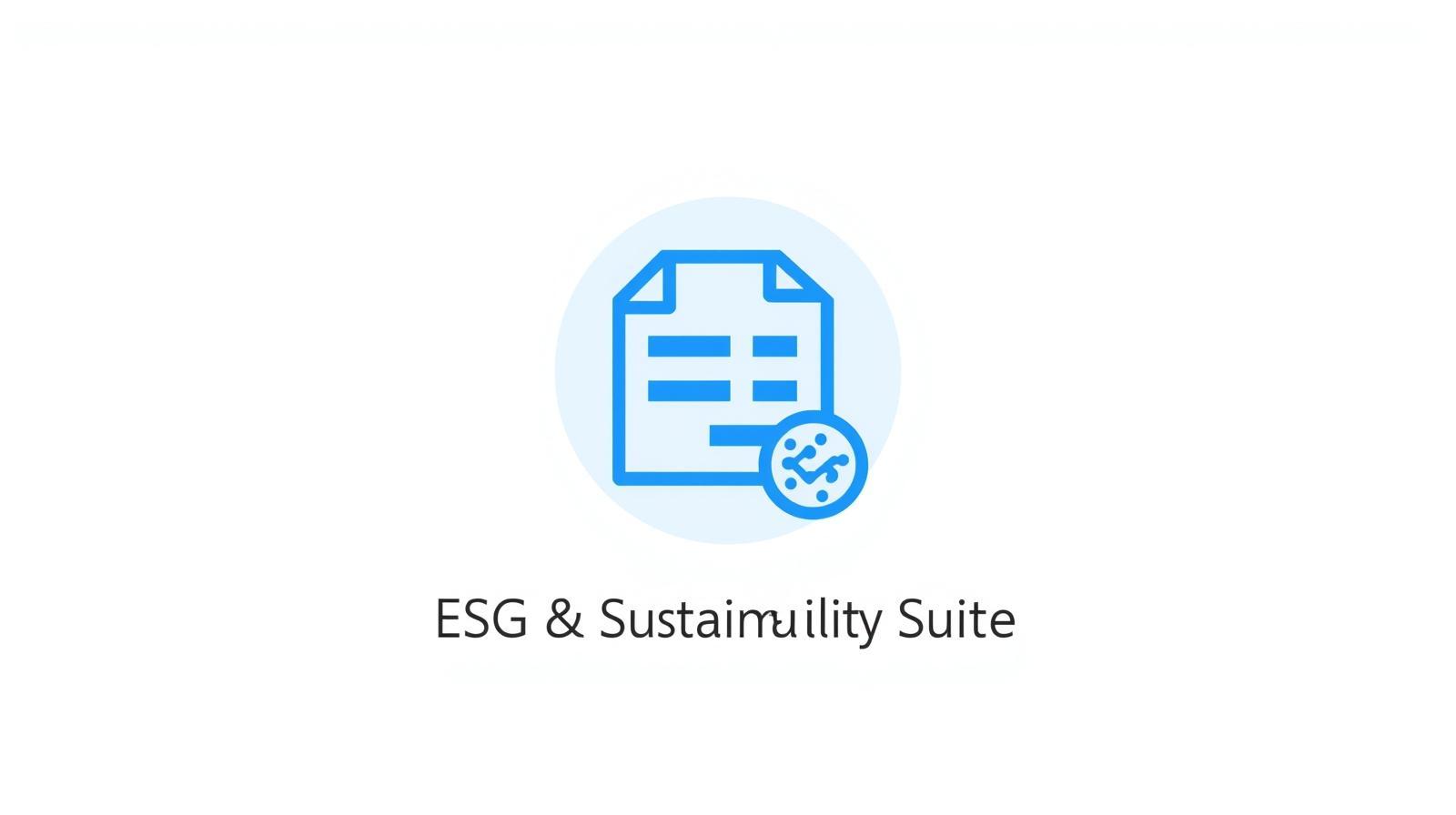 ESG & Sustainability Suite (EcoSuite)